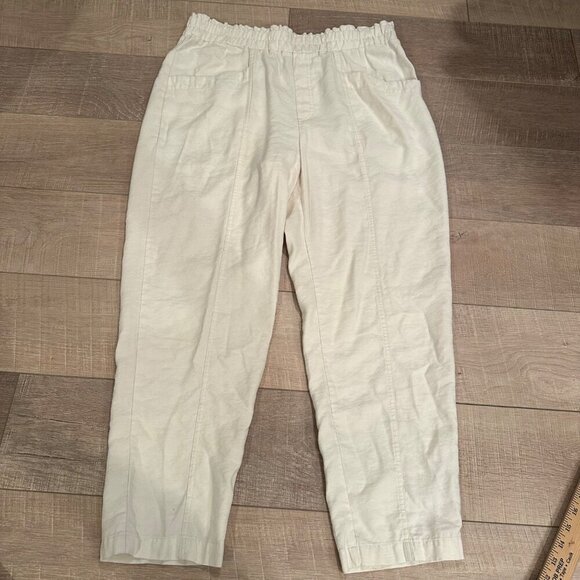 A NEW DAY WOMENS CREAM PULL ON PANTS XL - Picture 1 of 7
